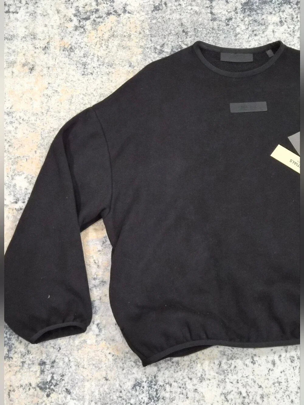 Essentials Fear Of God Men's Black Crewneck Pullover Sweater Size XS